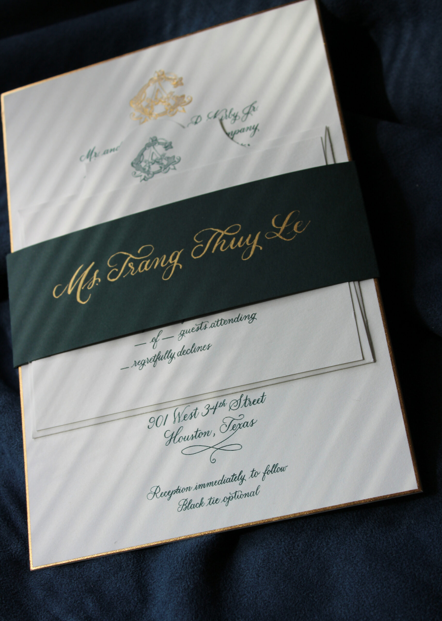 Stationery Design – Invitation Suite – Ashley & Cole